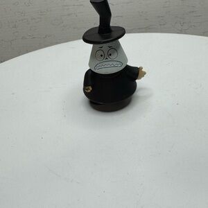 Black and White Cartoon Figurine